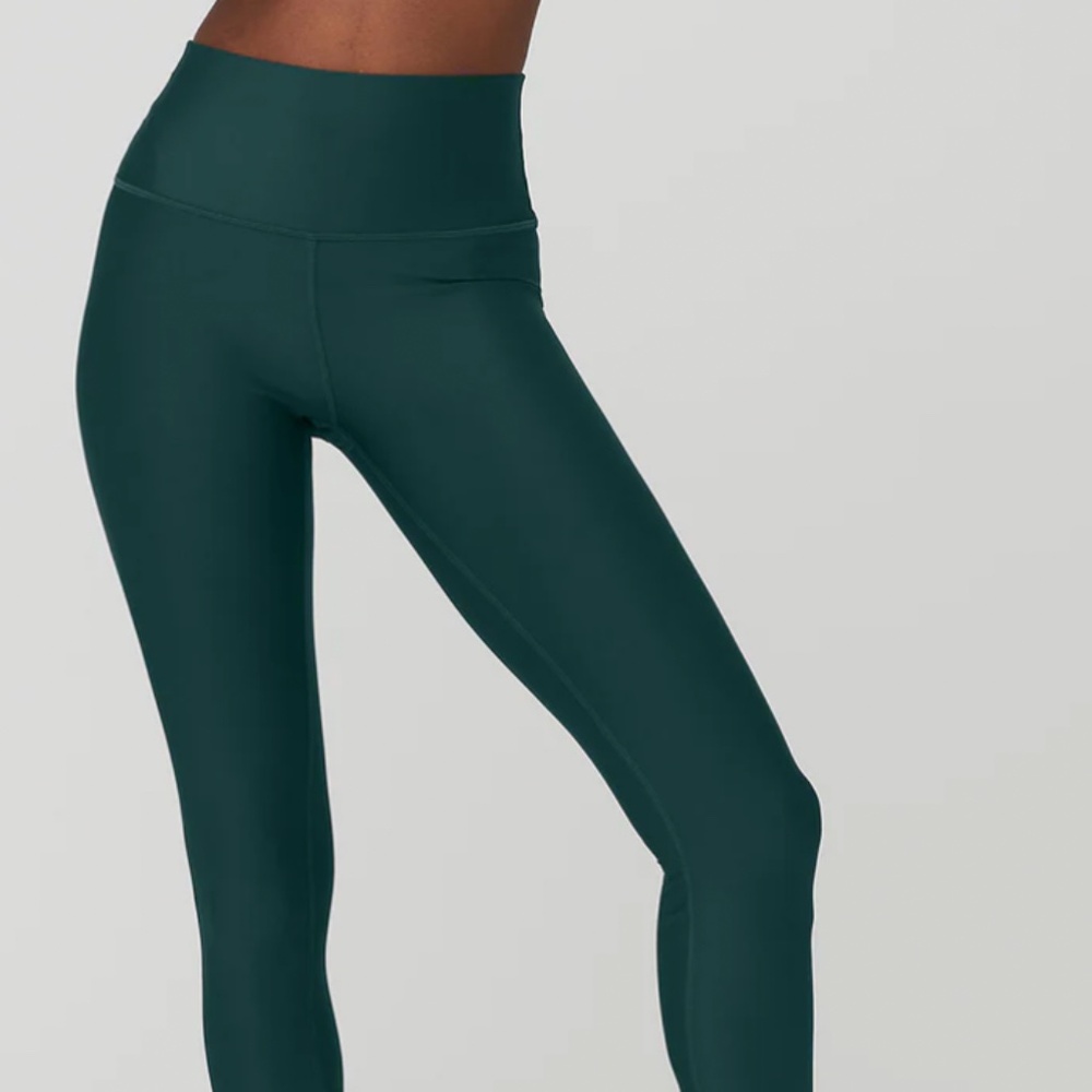 Alo Yoga High-Waist Airlift Legging, Size XXS Midnight Green